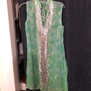 Gorgeous sheer sleeveless top